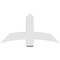 Ekena Millwork Bellingham Architectural Grade PVC Gable Bracket, 48"W x 24"H x 6"D x 6"F, 12/12 Pitch GBP048X24X0606BEL00 - alternate 5